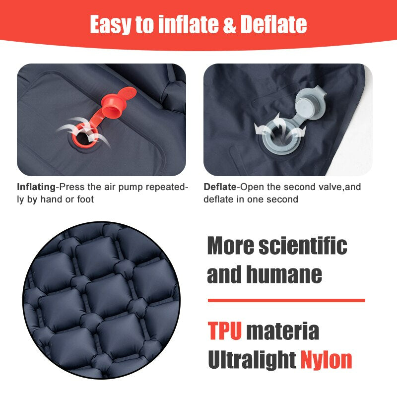  Inflatable Mattress Built-in Pump