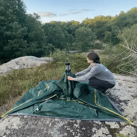 QUICKPITCH - Automatic Pop-Up Tent PU 2000mm for 2-4 People, Outdoor Camping Tent with Fast Setup